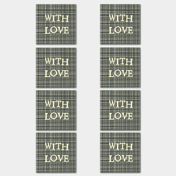 Sticker sheet - With love (35)