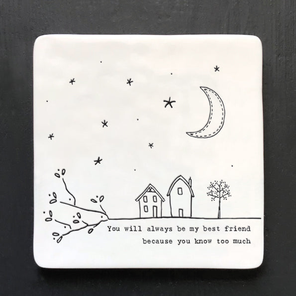 Twig coaster - Always my best friend