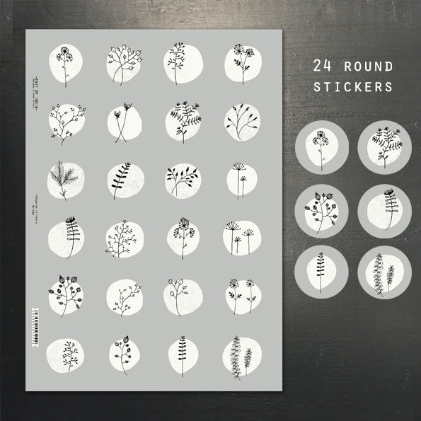 Sticker sheet - Hedgerow (24)