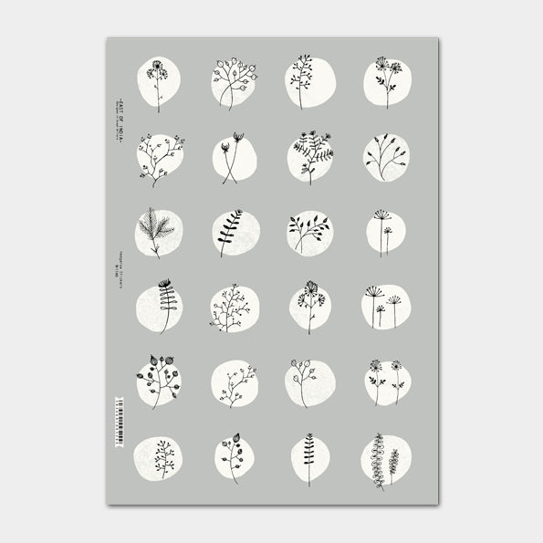 Sticker sheet - Hedgerow (24)