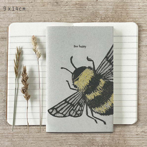 Small block print book - Bee