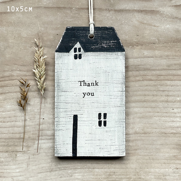 House tag - Thank you