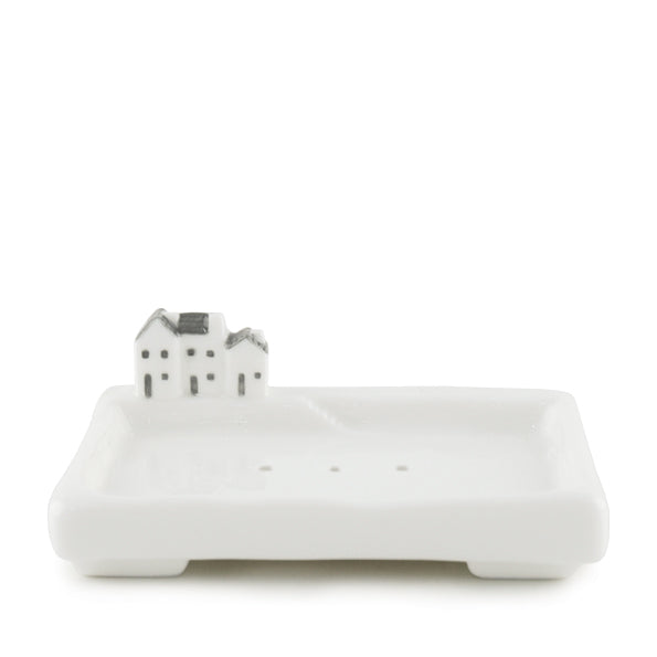 Soap dish with houses & steps - Quayside