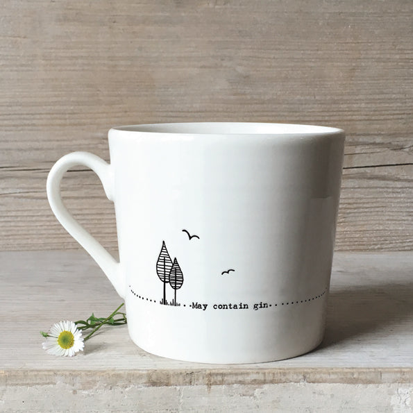 Wobbly mug - May contain gin