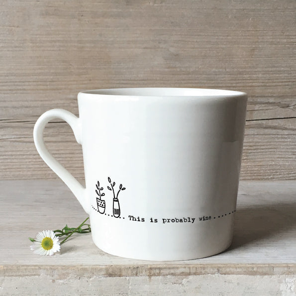 Wobbly mug - Probably wine