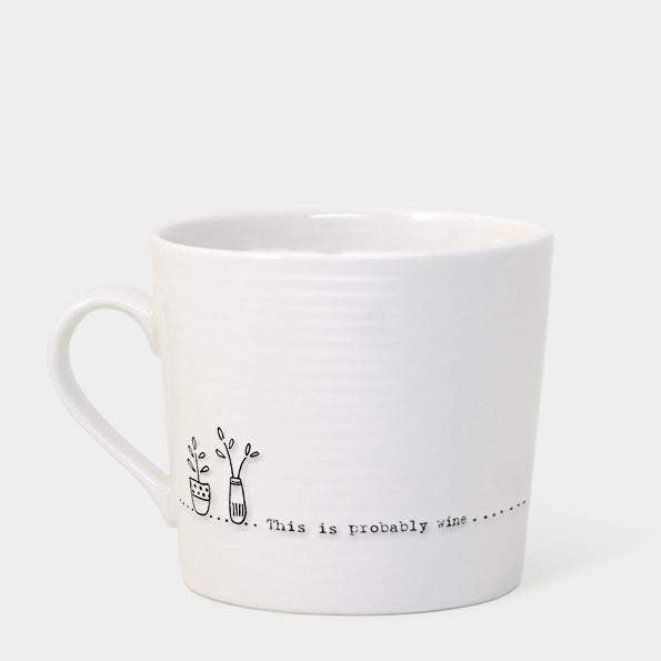 Wobbly mug - Probably wine