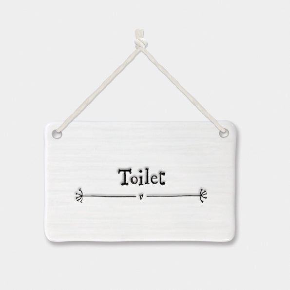 Porcelain sign - Toilet