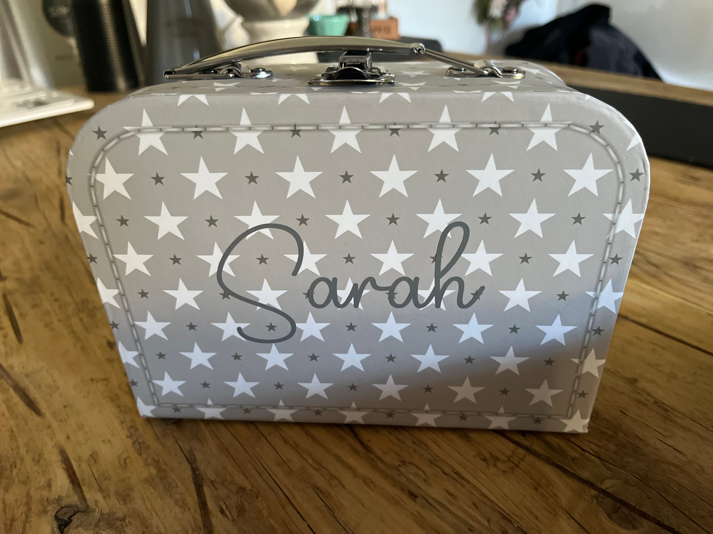 Personalised storage suitcase