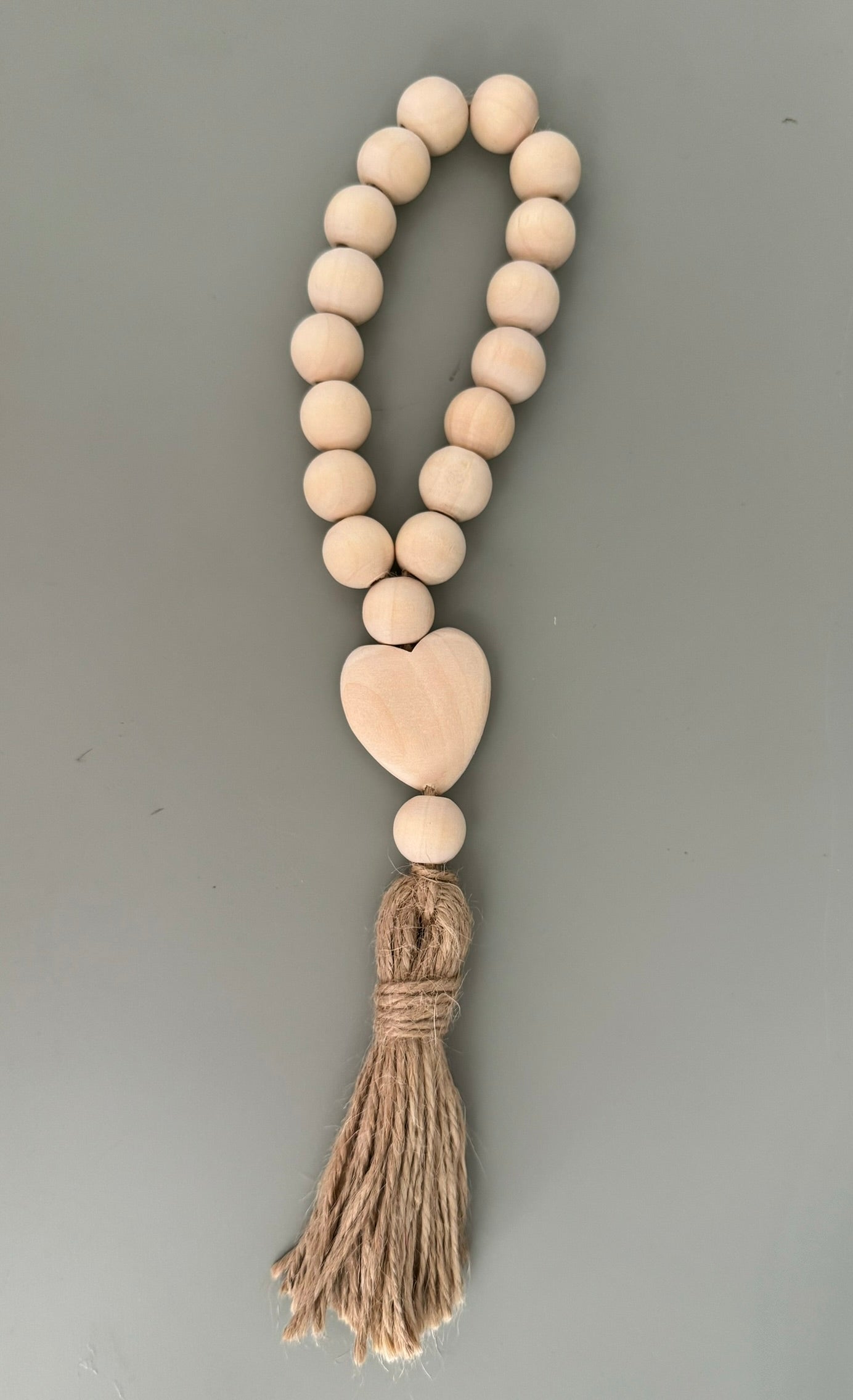 Boho style wooden beads ornament