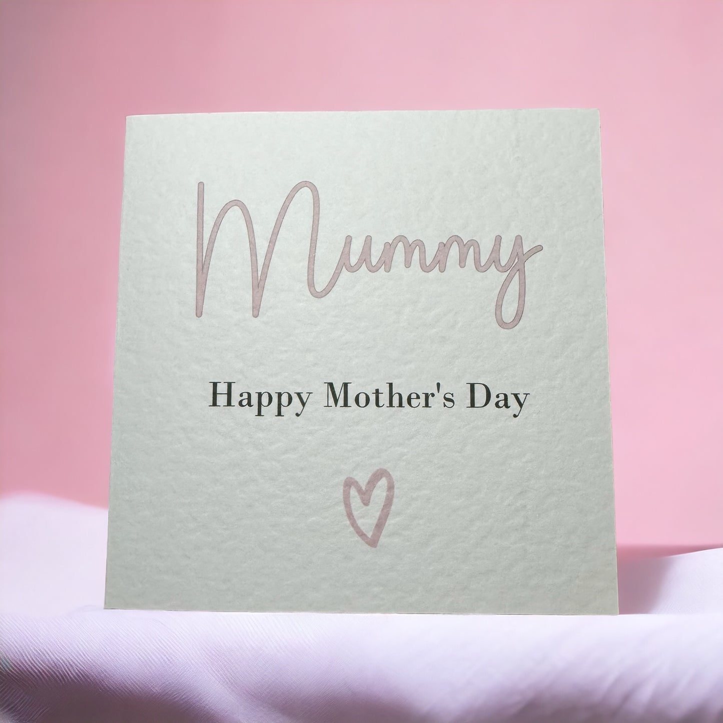 Handcrafted MUMMY HAPPY MOTHER'S DAY square card