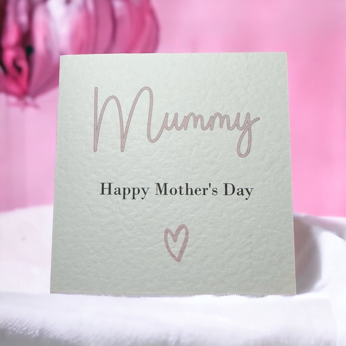 Handcrafted MUMMY HAPPY MOTHER'S DAY square card