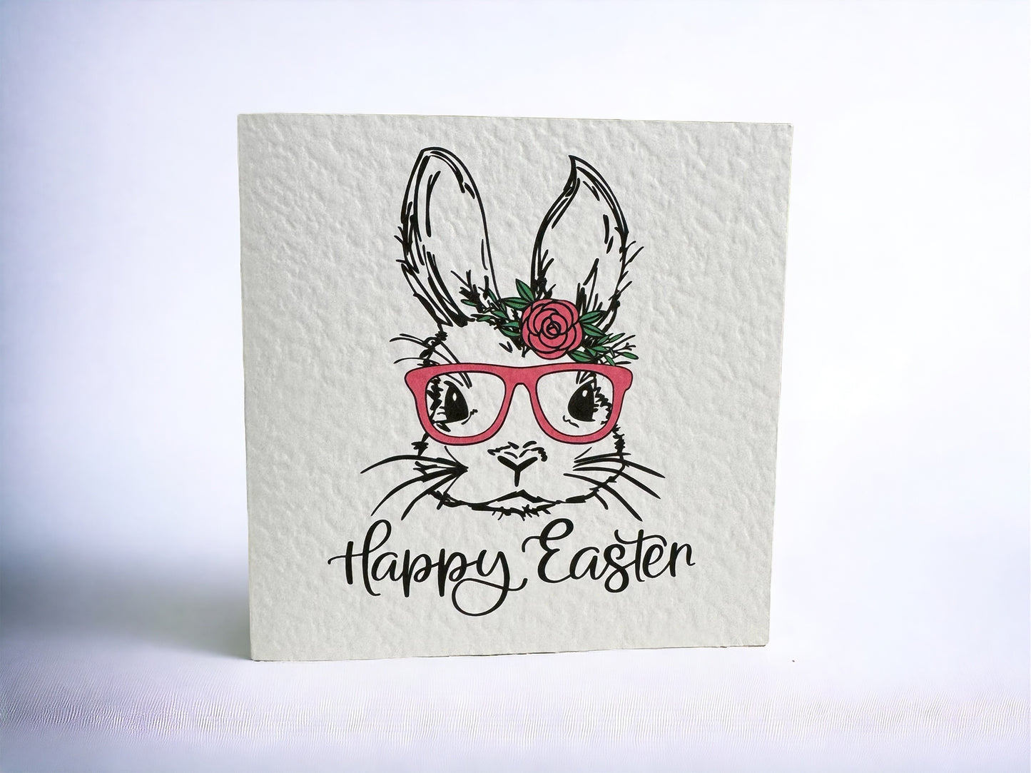 Handcrafted EASTER BUNNY card