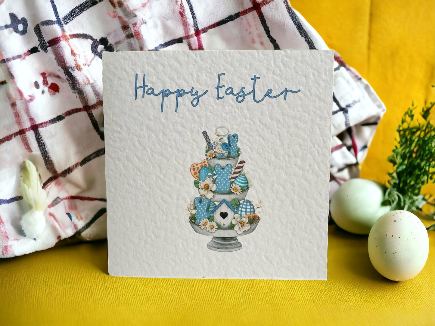 Handcrafted EASTER TRAY card