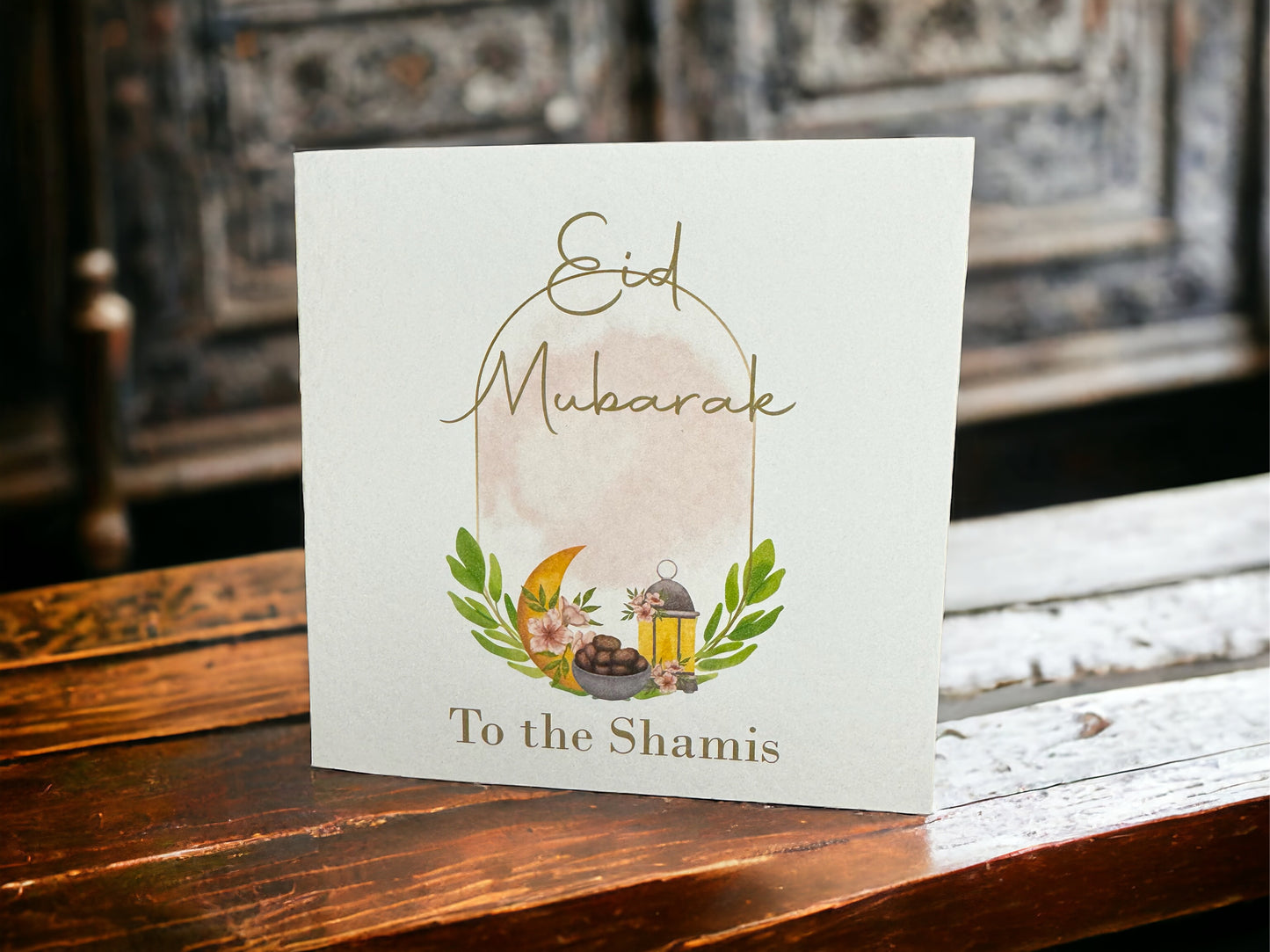 Handcrafted RAMADAN EID MUBARAK card